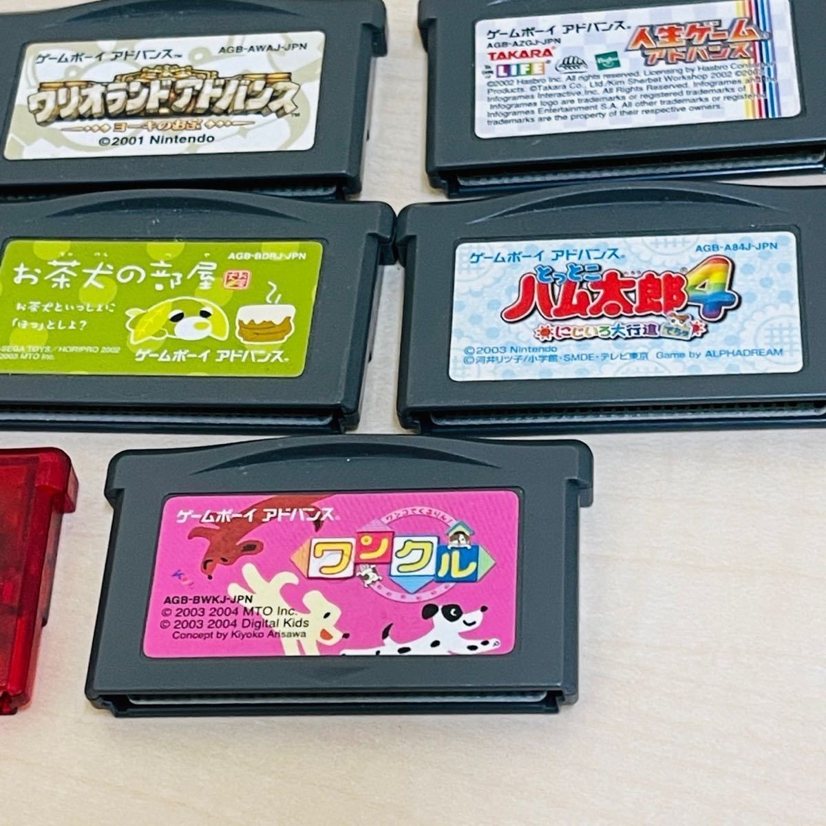 ost ゲームボーイアドバンス ソフト まとめて ポケモンルビー ムシキング ワンクル_画像3