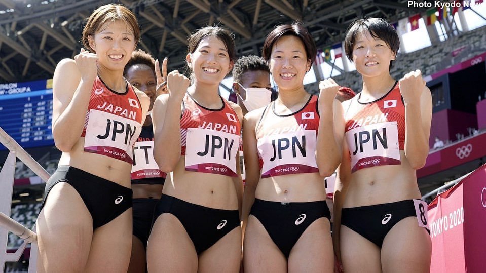 【特別出品】東京五輪2020大会 日本女子陸上代表ユニフォーム（未使用品）_参考画像