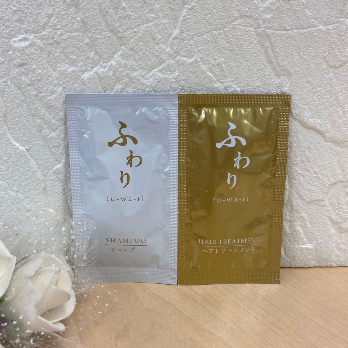 【3点セット】ふわり◆ハーフサイズ・薬用育毛剤〈医薬部外品〉＆シャンプー／トリートメント1回分