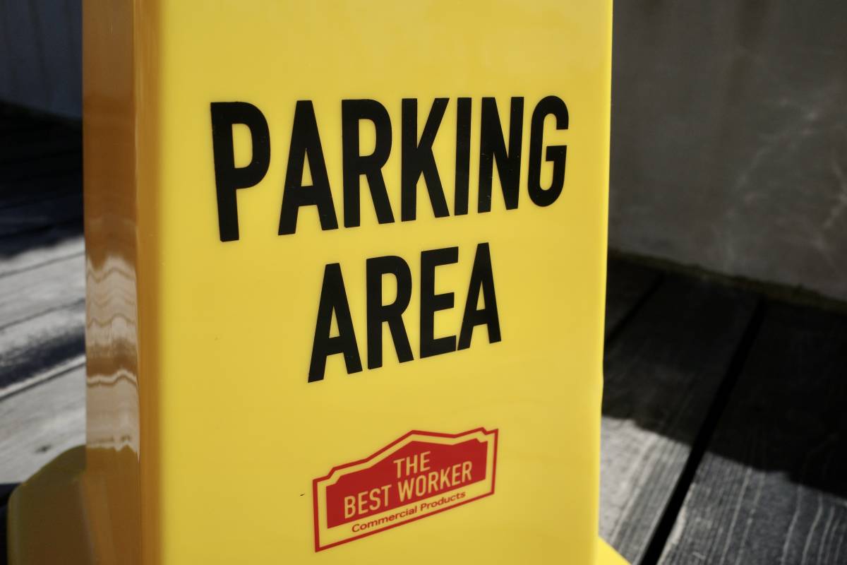  новый товар NO PARKING парковка запрещена безопасность кукуруза America Caution USA табличка Setagaya основа парковка парковка Stop машина прекращение 