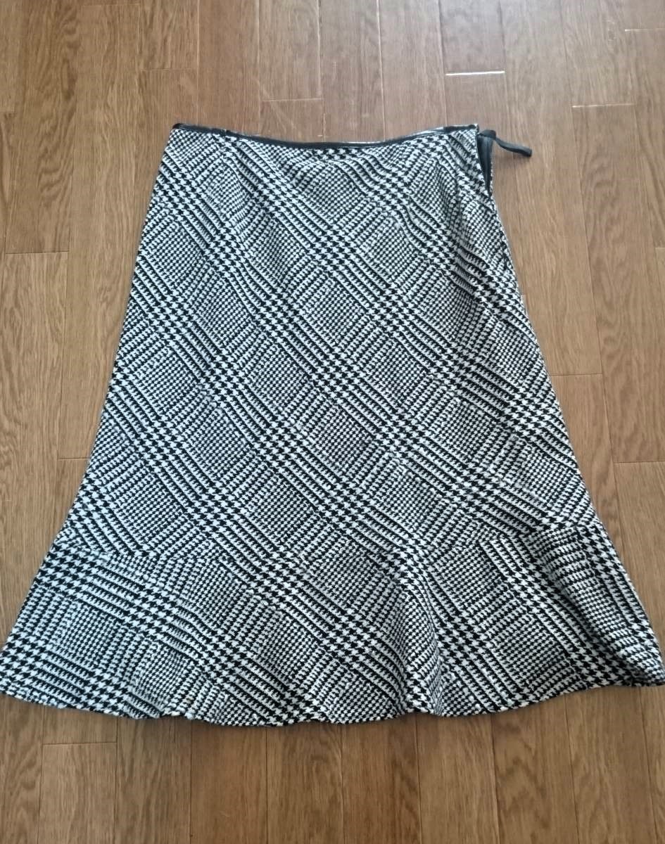 アリスバーリ―　暖かく可愛いウール　ロングスカート　大きい　一度のみ着用　伊勢丹