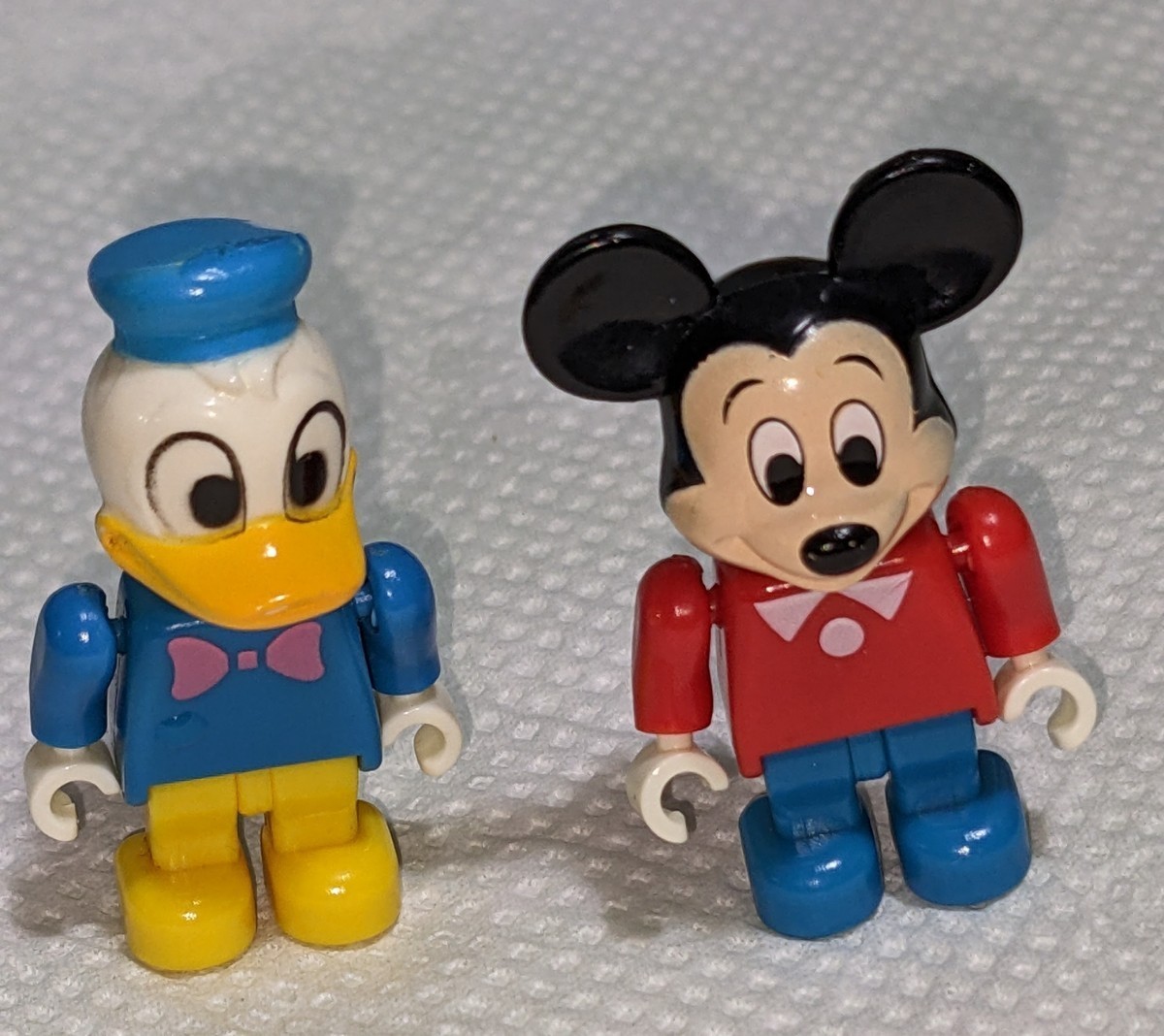 ダイヤブロック(2点)　ミッキー　ドナルド　玩具おもちゃ　長期保管　ディズニー_画像2