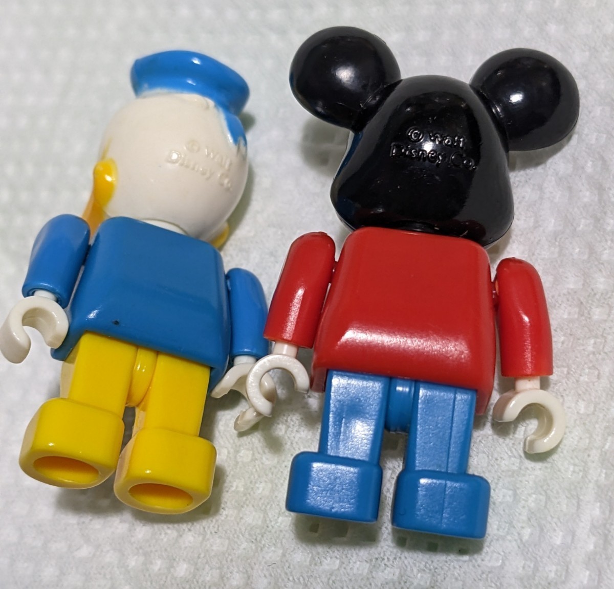 ダイヤブロック(2点)　ミッキー　ドナルド　玩具おもちゃ　長期保管　ディズニー_画像9