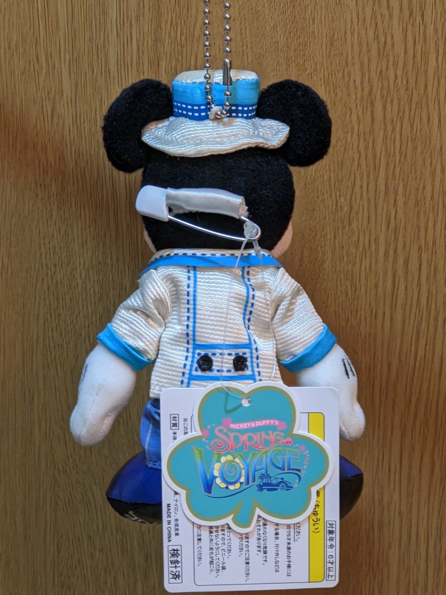【即決】スプリング・ヴォヤッジぬいぐるみバッジ　ミッキーマウス　TDS ディズニーシー　パーク記念　未使用タグ付_画像5