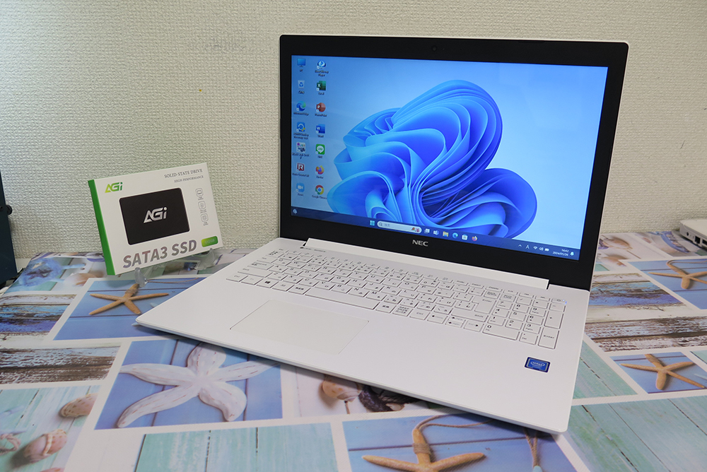 高速CPU (Gemini Lake)☆爆速SSD512GB新品】NEC NS150/K 最新