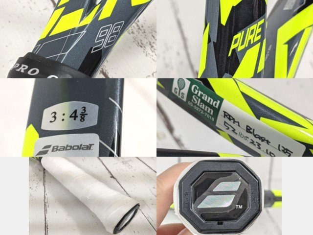 【12yt311】硬式用テニスラケット Babolat バボラ PURE AERO 98 ピュアアエロ【2023】◆S21_画像2