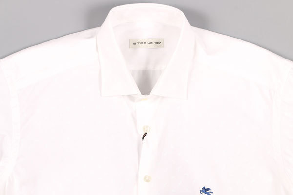ETRO( Etro ) long sleeve shirt 1K5266007 white 42 25070 [A25072]