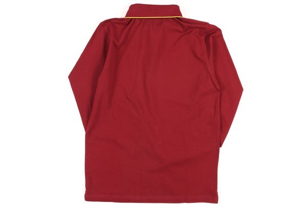 SUN68( солнечный Schic s чай eito) рубашка-поло с длинным рукавом A29103 wine red S 22068wn [A22072]