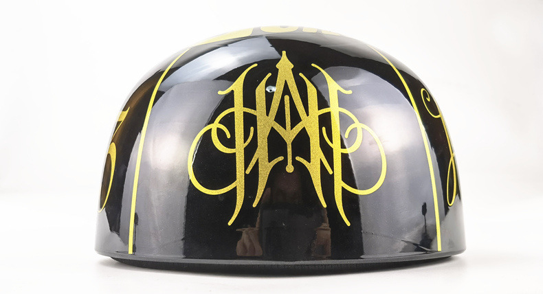 バイクヘルメット 半帽ヘルメット ハーフ ジェット ダックテールヘルメット 野球帽 人気 男女兼用 サイズ：L_画像6