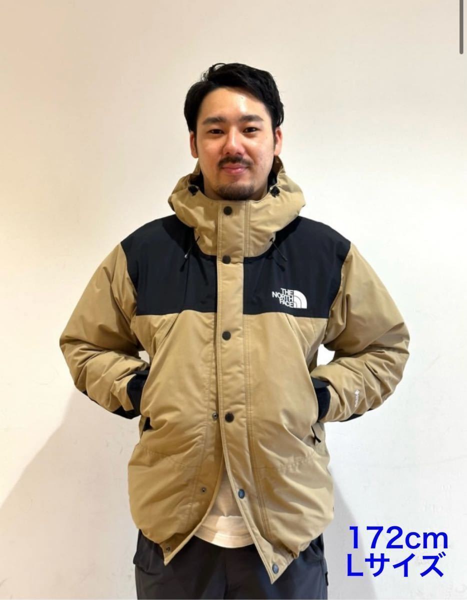 《24冬モデル》THE NORTH FACE ノースフェイス マウンテンダウン ジャケット M KT ケルプタン ベージュ ND92237 NP62236 バルトロライト _画像6