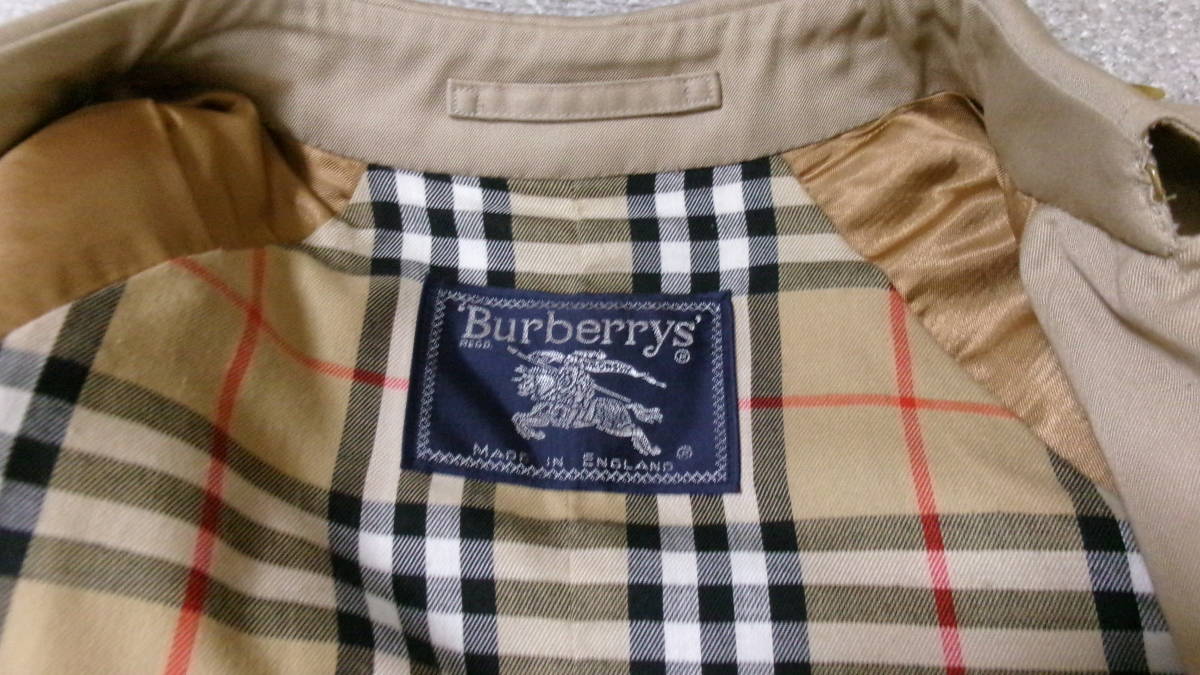 【レトロ品】レディース※バーバリー※イギリス製※BURBERRY※トレンチコート※コート※Mサイズ_画像7