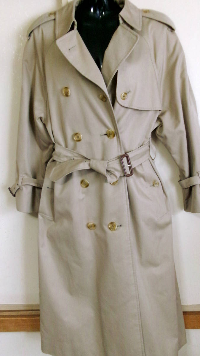 【レトロ品】レディース※バーバリー※イギリス製※BURBERRY※トレンチコート※コート※Mサイズ_画像1