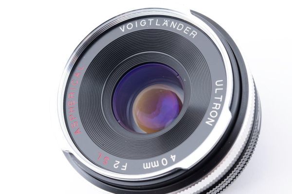 [美品] Voigtlander フォクトレンダー Ultron 40mm F/2 SL Aspherical ニコンマウント #2046042_画像10