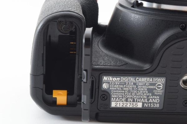 [美品] Nikon ニコン D5600 + AF-P 18-55mm レンズ #2058660_画像6