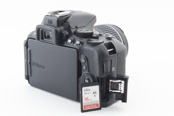 [美品] Nikon ニコン D5600 + AF-P 18-55mm レンズ #2058660_画像7