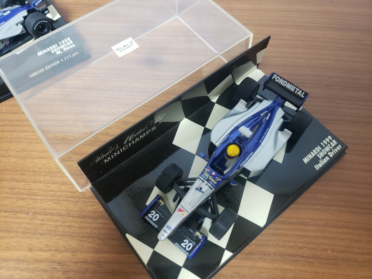 MINICHAMPS ミニチャンプス 1/43 MINARDY 1999 SHOWCAR ミナルディ　F1 レーシング　ミニカー　リミテッドエディション　限定品　レア_画像3