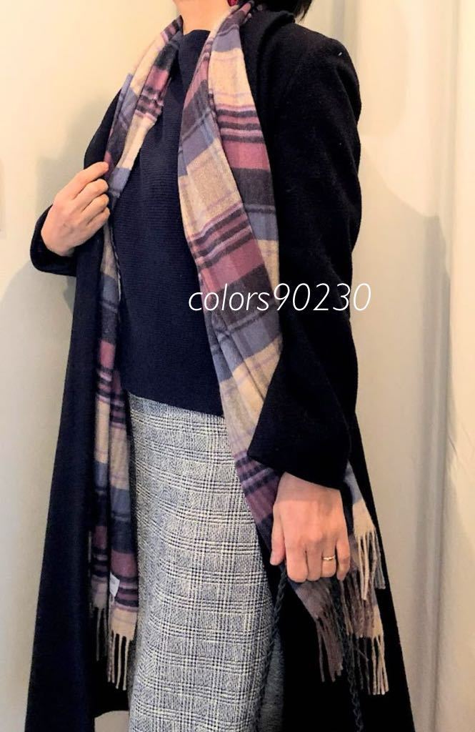 廃盤希少 未使用 ジョンストンズ カシミア ストール 大判 廃盤希少 未使用 ジョンストンズ カシミア ストール 大判