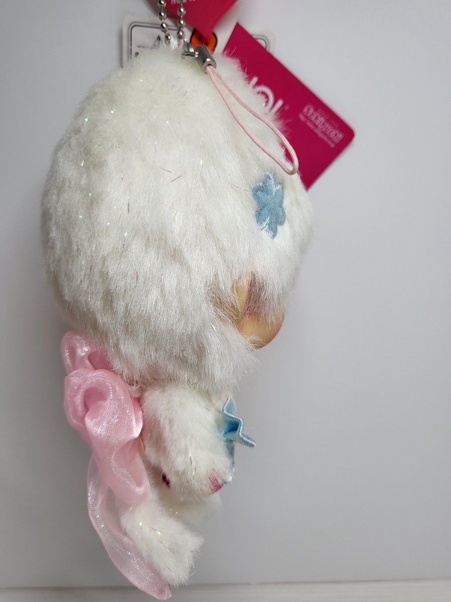 JOLモンチッチ Pastel Snow Female 顔でか バッグチャーム JOLモンチッチ Pastel Snow Female 顔でか バッグチャーム
