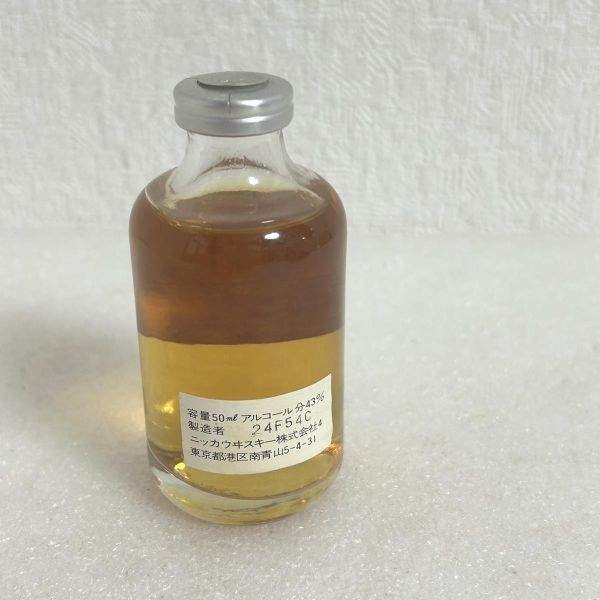 NIKKA WHISKY PURE MALT ミニチュア RED ウイスキー特級 50ml【M1255】_画像2