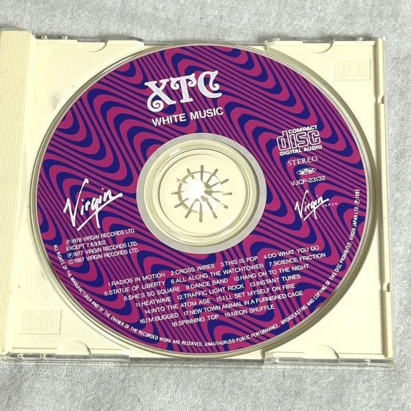 CD XTC ホワイト・ミュージック WHITE MUSIC VJCP-23132【M0114】_画像2