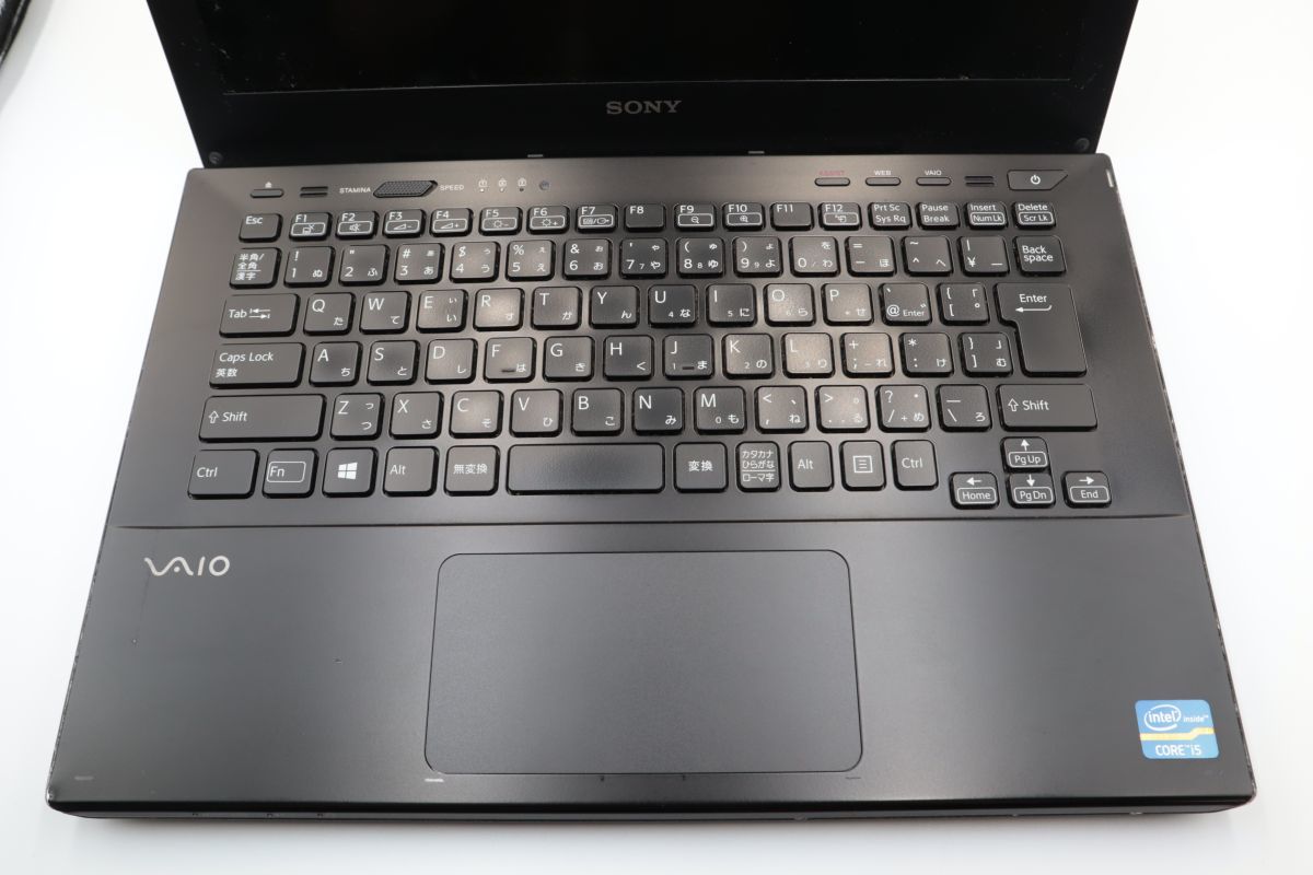 ★☆全額返金保証！最速発送！【SONY VAIO SVS1313AJ i5-3230M /4GB /500GB HDD 通電確認済 難有】★☆（202312-14514-PCkaitori）_画像3