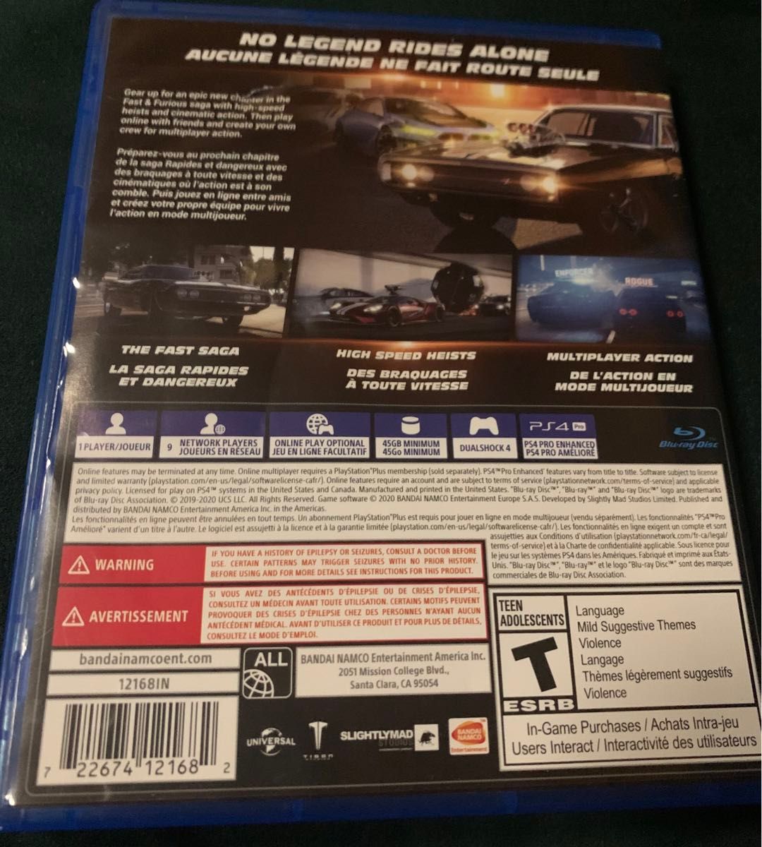 PS4版　Fast & Furious Crossroads (輸入版:北米) 