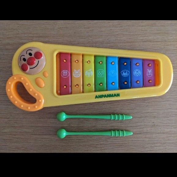 アンパンマン うちの子天才 シロホン　知育玩具　鉄琴　木琴　知育玩具