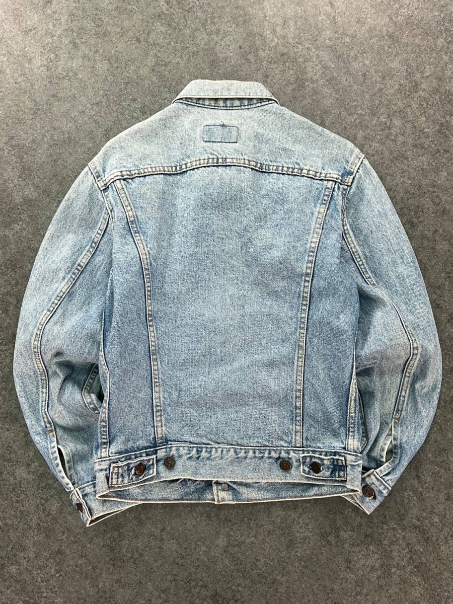 Wl490 USA製 90s Levi's リーバイス 70500 デニム トラッカー ジャケット Gジャン WPL423 メンズ 36R_画像3