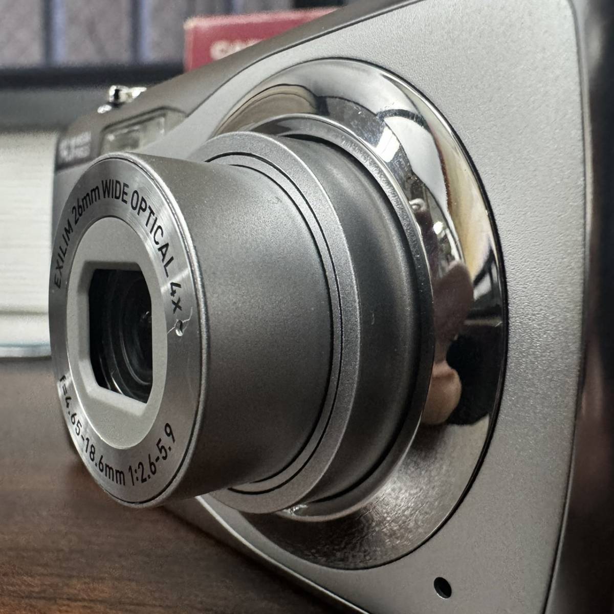 【再出品】カシオ CASIO EXILIM EX-Z550SR シルバー コンパクトデジタルカメラ コンデジ 1円スタート M01_画像7