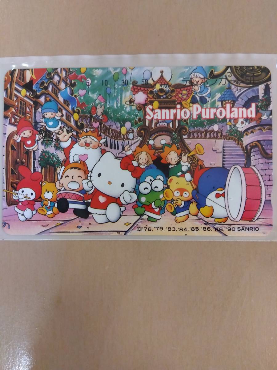  Sanrio Puroland телефонная карточка не использовался 