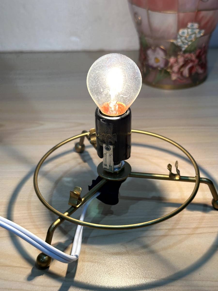 [311] ティファニー ランプ ステンドランプ TIFFANY LAMP 100V 40W_画像10