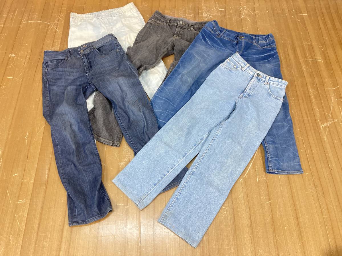 ★20点セット★ レディース デニムパンツ まとめ売り 大量 ジーンズ S～L リメイク 生地 激安 格安 まとめて_画像4