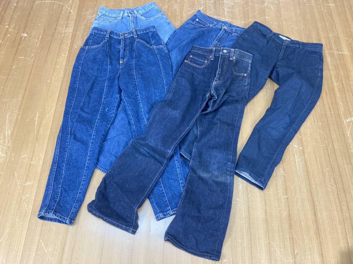 ★20点セット★ レディース デニムパンツ まとめ売り 大量 ジーンズ S～L リメイク 生地 激安 格安 まとめて_画像5