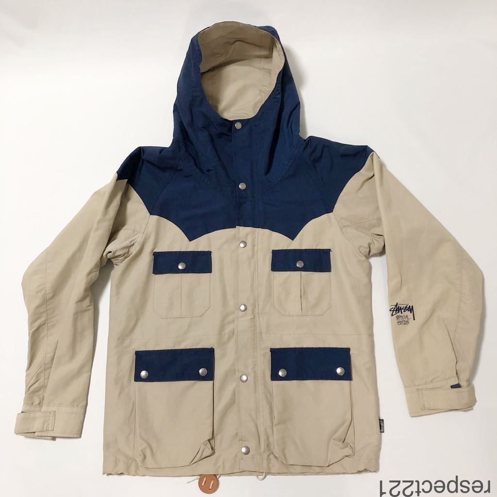 STUSSY 大阪南 チャプト マウンテンパーカー ジャケット( ステューシー 周年 記念 限定 レア JKT JACKET oldstussy 大阪 OSAKA 貴重 )_画像1