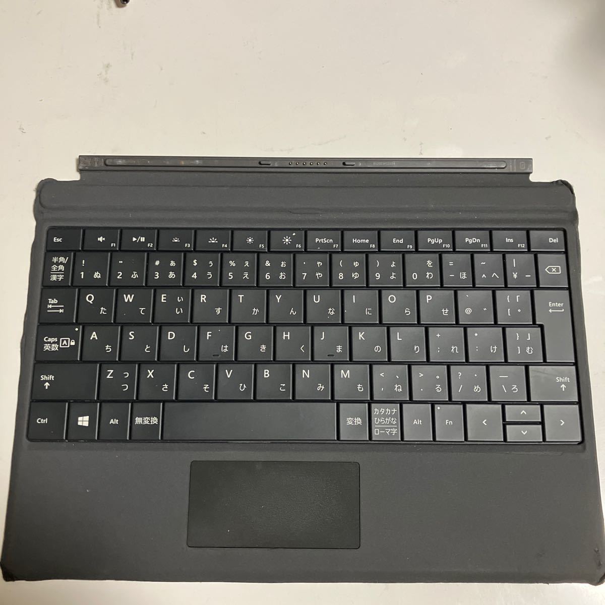 動作確認済み　Microsoft Surface タイプカバー Model：1654　純正キーボード タイプカバー　②_画像1