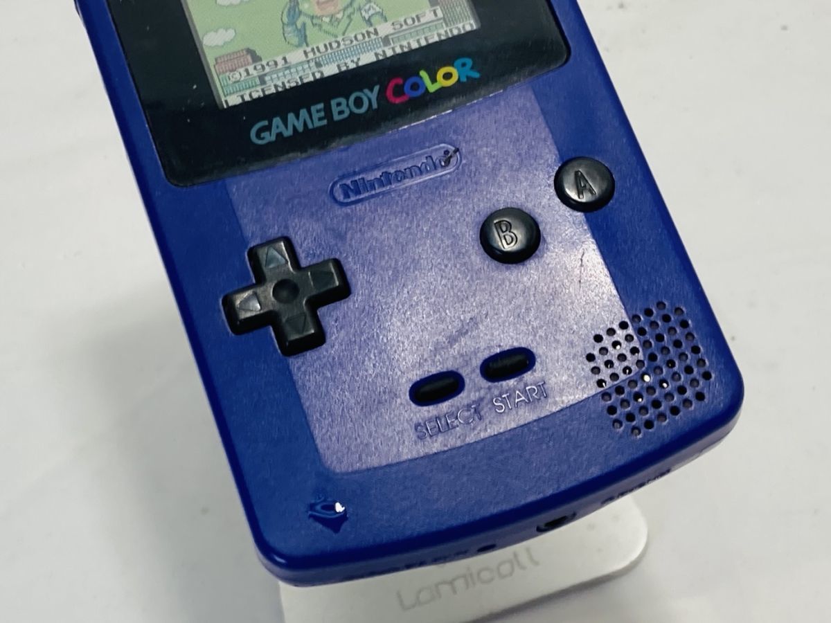 美品 GBC 限定品 ゲームボーイカラー 本体 Panasonic ALKALINE パナソニック アルカライン Nintendo 任天堂 動作確認済 SI-231214001_画像4