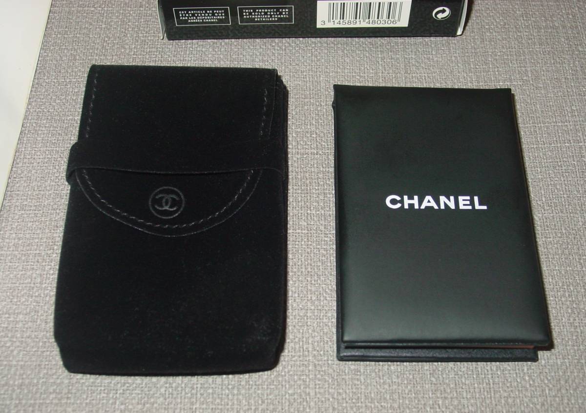 CHANEL シャネル オイルコントロールテッシュ ミラーつき 150枚入　CHANELショップ袋つき　保管品　_画像2