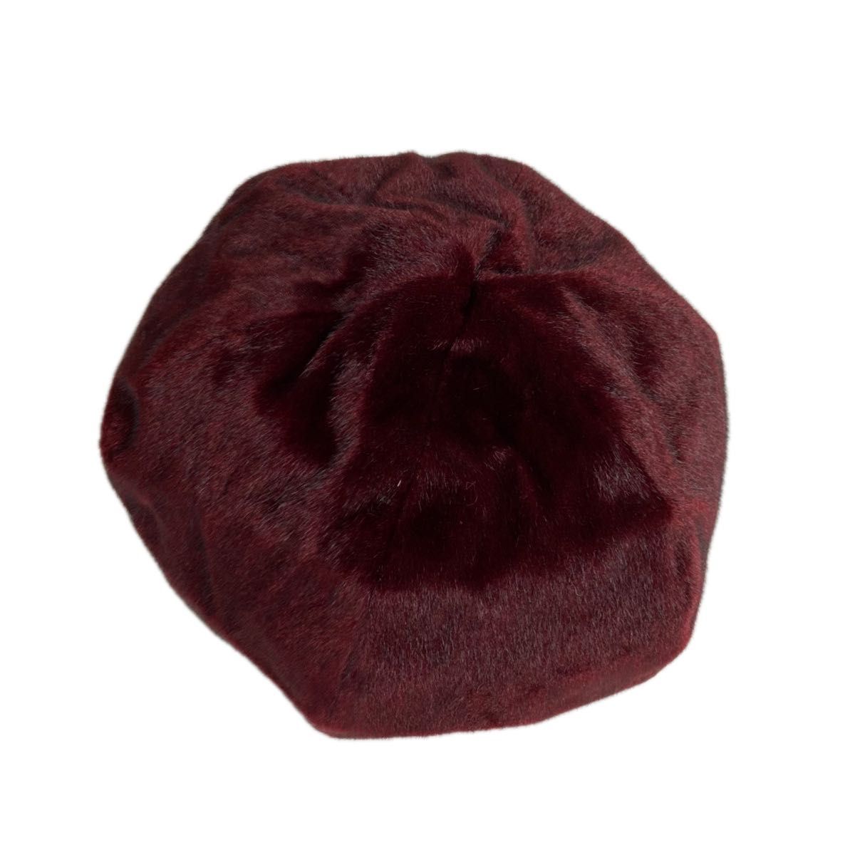 ベレー帽 帽子 ハット 赤系 ブラウンレッド ワインレッド 14＋ いちよんプラス ファッション ユニセックス レディース メンズ