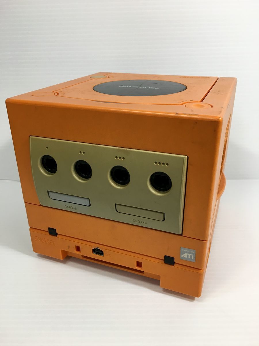 0[ including in a package un- possible ][ operation goods ] nintendo Game Cube orange & Game Boy player present condition goods 2400031169215