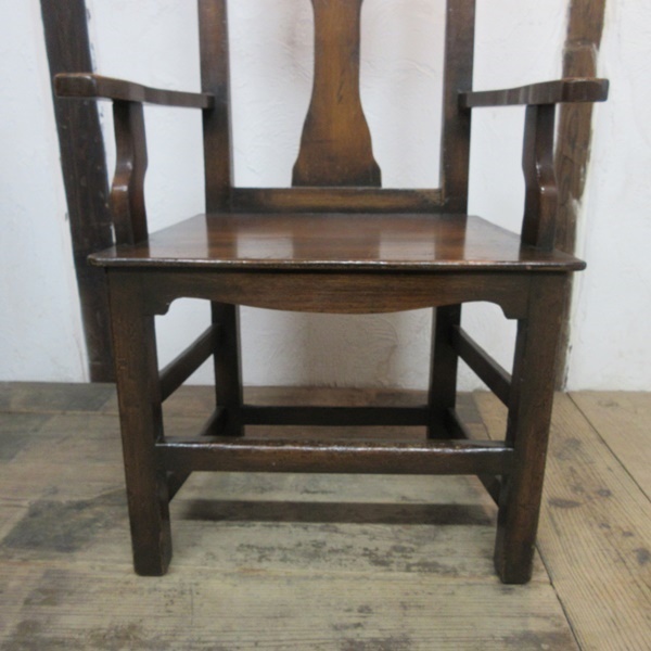 イギリス アンティーク 家具 ホールチェア アームチェア 椅子 イス 店舗什器 木製 オーク 英国 OTHERCHAIR 4392e_画像7