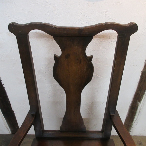 イギリス アンティーク 家具 ホールチェア アームチェア 椅子 イス 店舗什器 木製 オーク 英国 OTHERCHAIR 4392e_画像5
