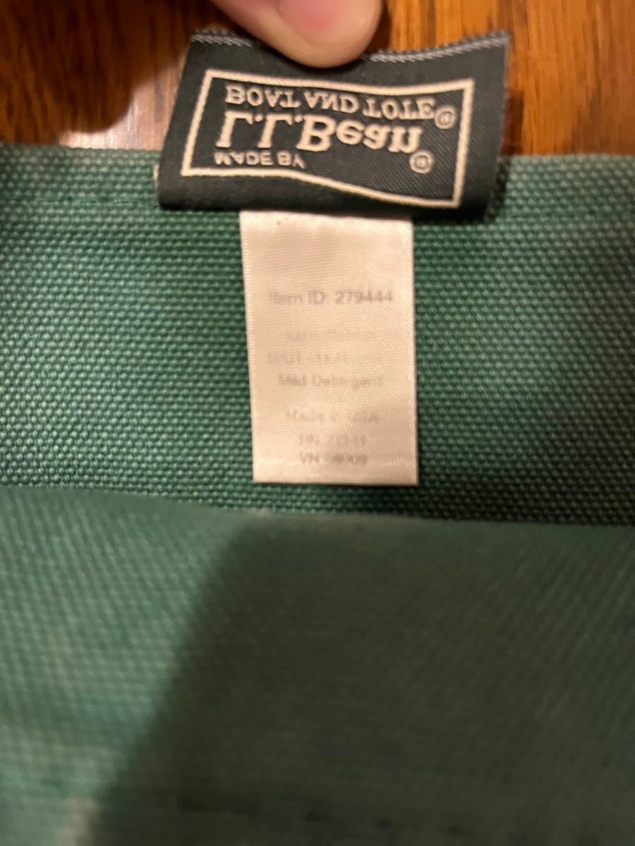 LL Bean エルエルビーン トートバッグ レッド グリーン 赤 緑　_画像7