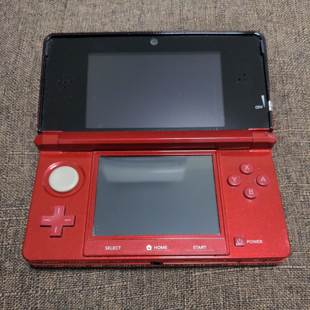 【美品】ニンテンドー3DS フレアレッド ACアダプターセット_画像6