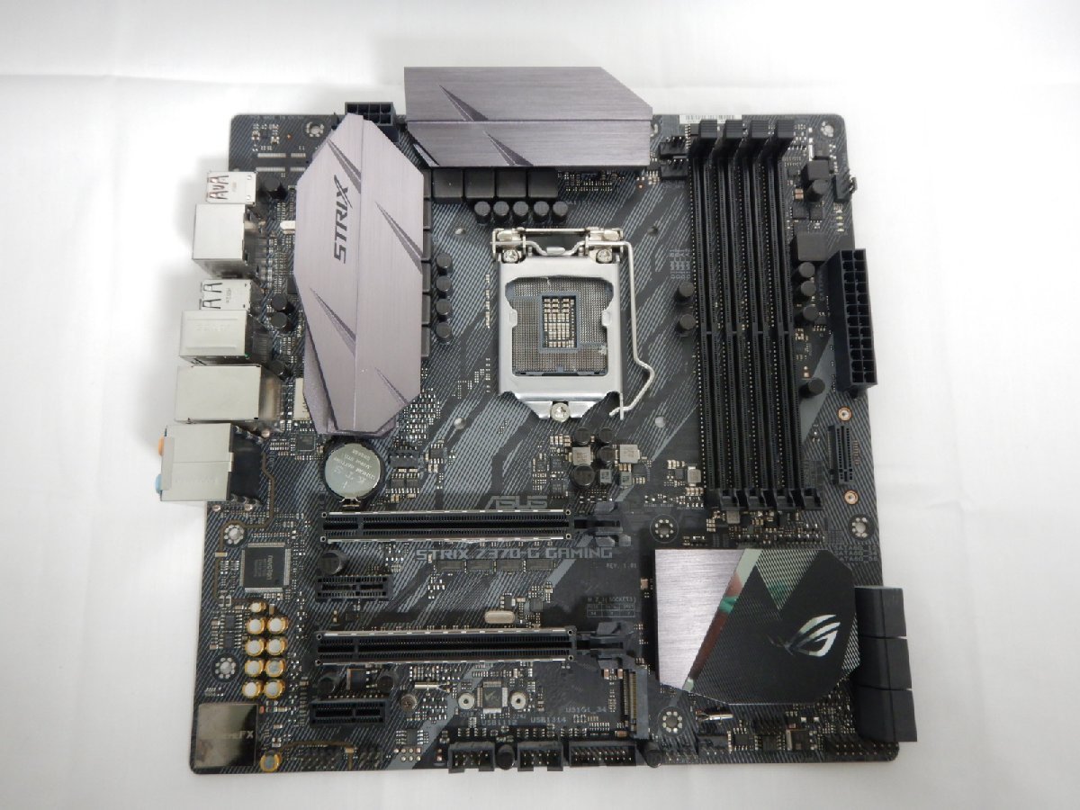 【サイコム】ASUS ROG STRIX Z370-G GAMING (M-ATX/LGA1151) ■ジャンク品■ u0118C_画像1