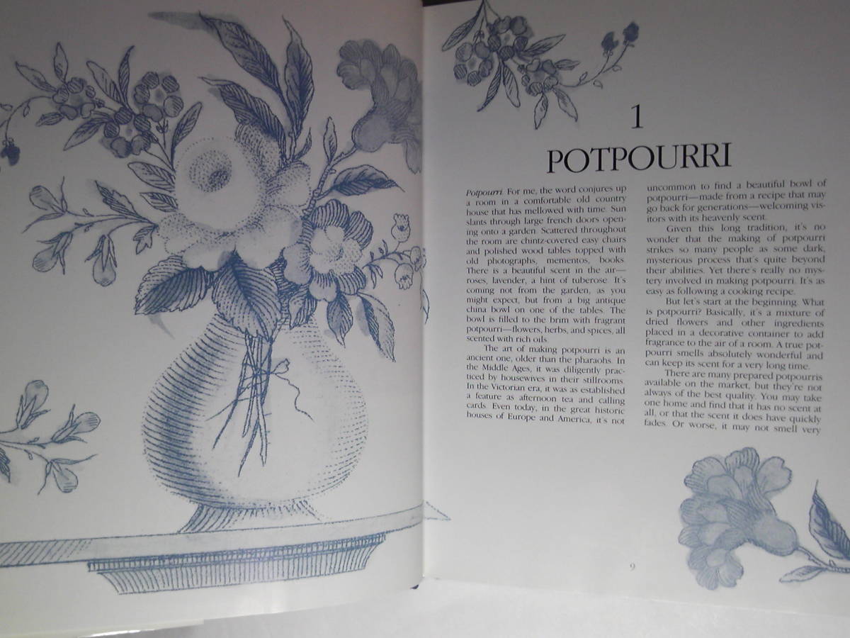 英語「The Scented Room/香りの部屋：Cherchezのドライフラワー・花の香り・ポプリの本」
