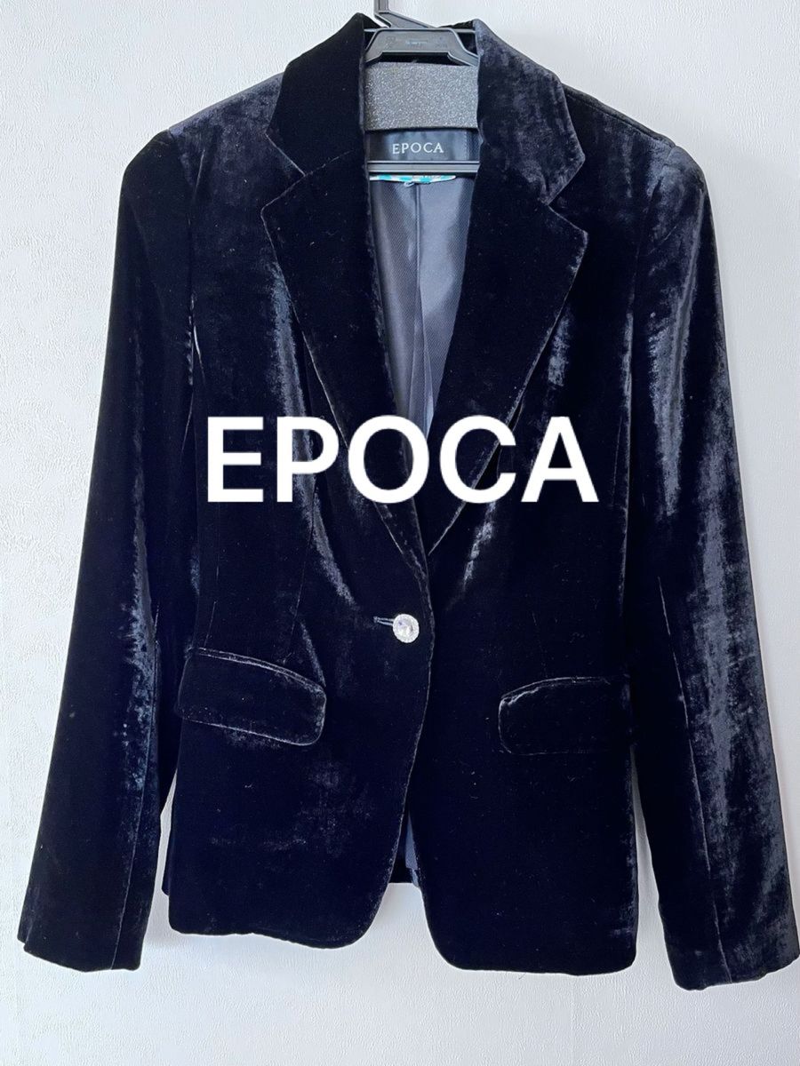 【美品】EPOCAベルベットジャケット　サイズ38