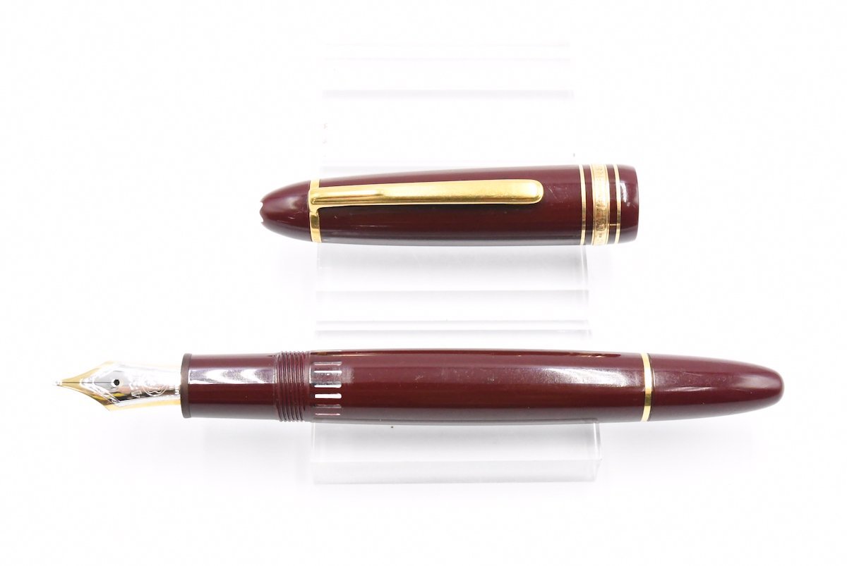 万年筆 MONTBLANC モンブラン MEISTERSTUCK マイスターシュテュック 146 ボルドー 14K 585 中白 20785240_画像2