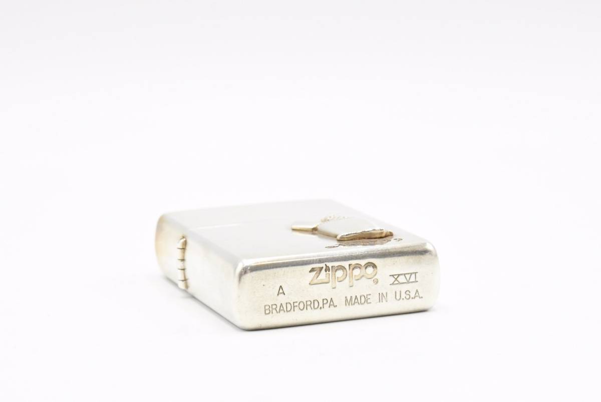 喫煙具 ZIPPO ジッポ 純銀オールドメタル 箱 20786377_画像5