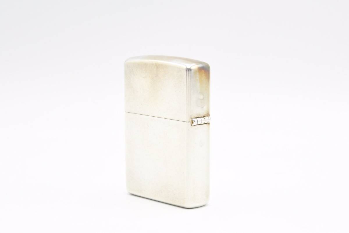 喫煙具 ZIPPO ジッポ 純銀オールドメタル 箱 20786377_画像3