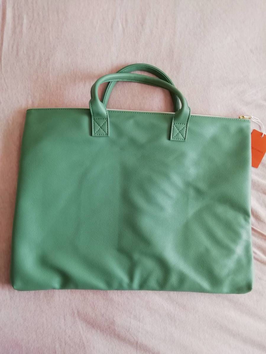 *PC* tablet * document bag *CRAIGk Ray g carryig bag tote bag mint green * light green color |DELFONICS( Dell foniks)
